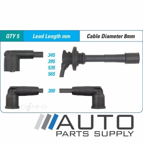 Bosch Ignition Lead Set For Toyota AE92 Corolla 1.6ltr 4AFC 1989-1994