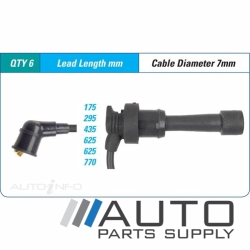 Ignition Lead Set Mitsubishi 3000GT 3ltr 6G72T  1992-1996