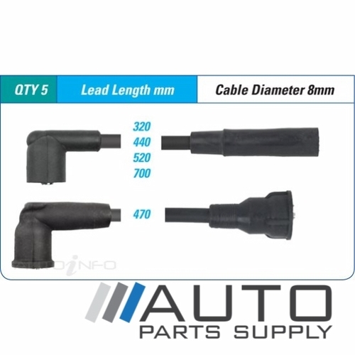 Mazda 929 Ignition Lead Set 2.0ltr FE HB Sedan 1984-1987 *Intermotor*