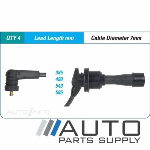 Ignition Lead Set Proton Satria 1.8ltr 4G93  2001-2007