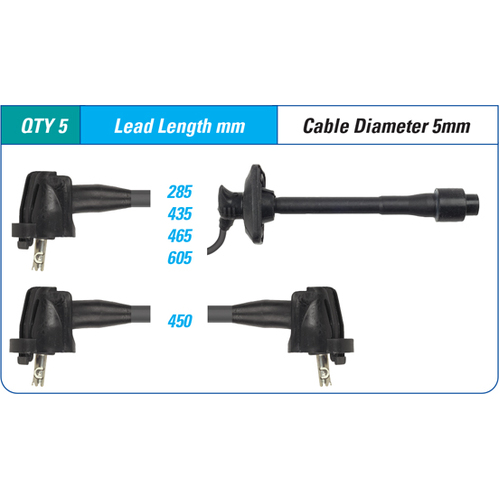 Ignition Lead Set For Toyota SXA11R Rav4 2ltr 3SFE 1994-1997