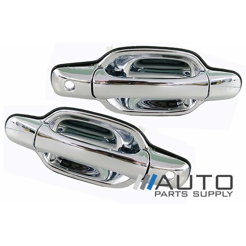 Holden RA Rodeo LH + RH Front Chrome Door Handles Outer 2003-2008 *New*