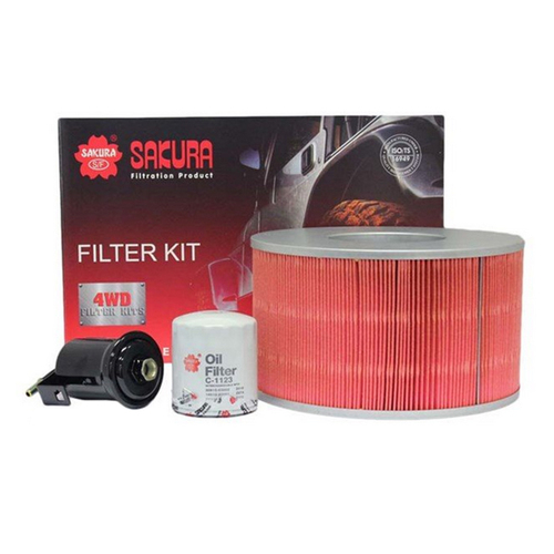 Sakura Service Filter Kit For Lexus UZJ100R LX470 4.7ltr 2UZFE V8 1998-2008
