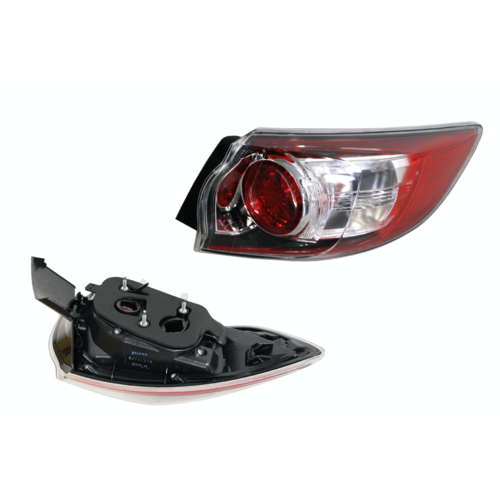 RH Drivers Side Tail Light (Globe Type) Suit Mazda 3 BL Hatch 2009-2013