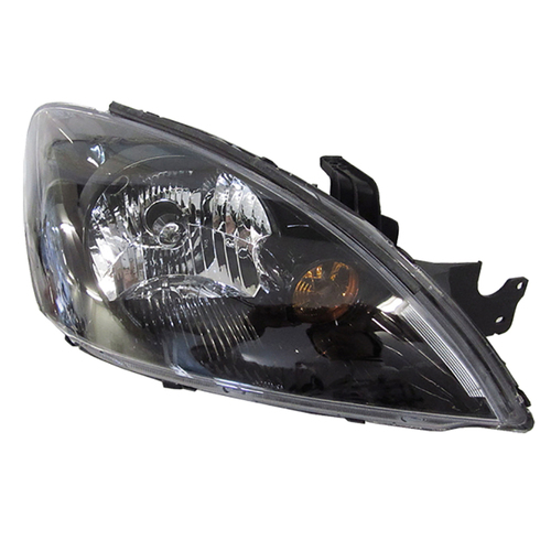 RH Drivers Side Headlight (Black) suit Mitsubishi CH Lancer VRX 2003-2007