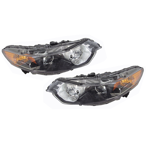 Pair of Halogen Headlights For Honda CP Accord 2008-2011