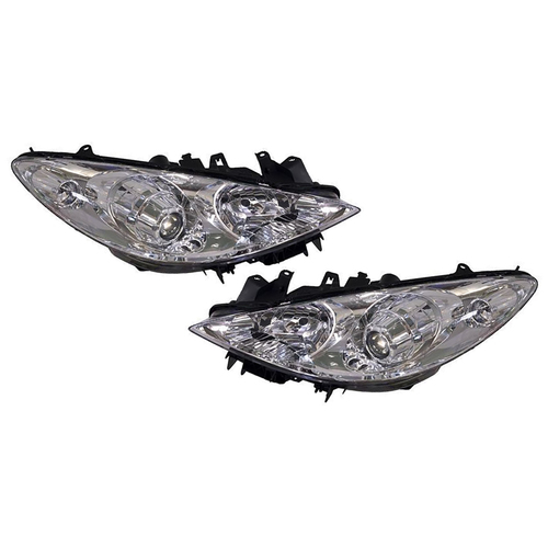 Peugeot 307 T6 Halogen Headlights Head Lights Lamps 2005-2007 *New*