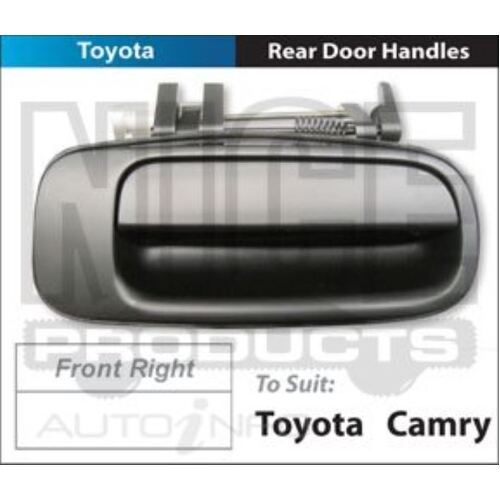 RH Drivers Side Rear Outer Door Handle suit Toyota Camry 10 Series 1993-1997