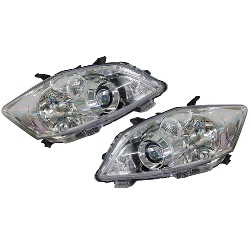Pair of Headlights suit Toyota ZRE152R Corolla Series 2 Hatch 2009-2012