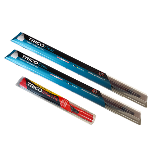 Dodge JC Journey Trico Clear front Wiper Blades & Rear Blade 2007-on