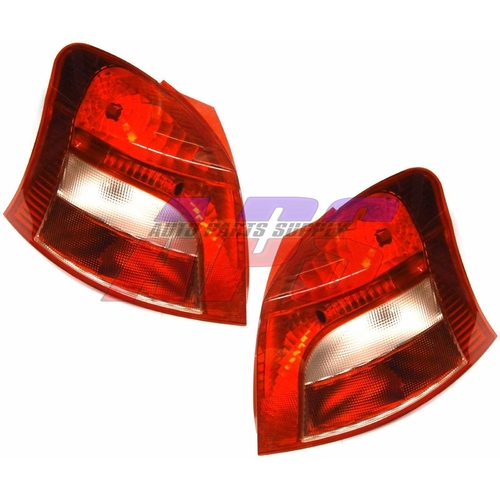Pair of Tail Lights For Toyota NCP90 Yaris Hatch 2005-2008
