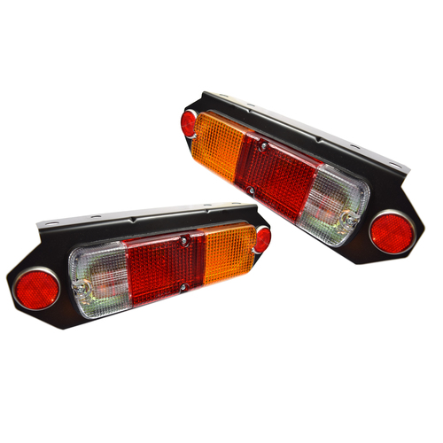 Tail Lights Lamps with Brackets Suit Toyota Hilux Tray Back Ute