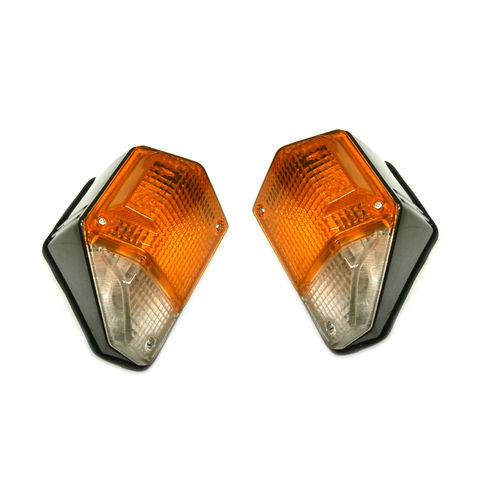 Pair of Indicators / Corner Lights For 1985-1999 Toyota 75 Series Landcruiser