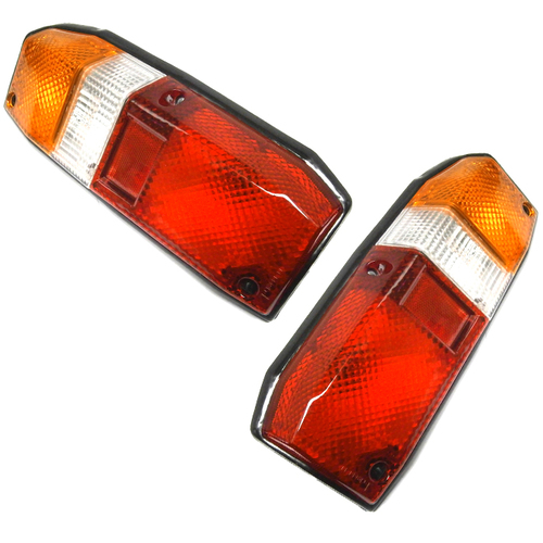 Pair of Tail Lights For Toyota 75 Series Landcruiser Troop Carrier 1985-1999