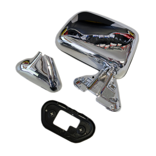 RH Chrome Mirror Skin Mount For Toyota Hilux 1988-1997 Models