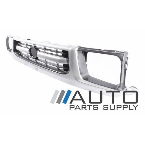 Grille Silver/Black For Toyota Hilux 4wd 10/1997-10/2001 Models