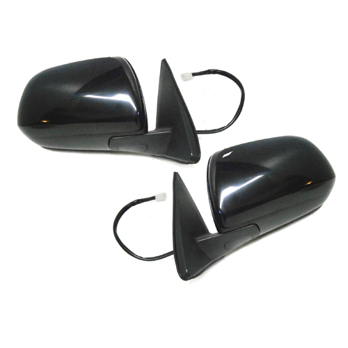 Pair of Black Electric Door Mirrors suit Toyota GSU4#R Kluger 2007-2010