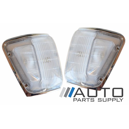 Toyota Hilux 19911997 4X4 Corner Lights Chrome Surround *New Pair*
