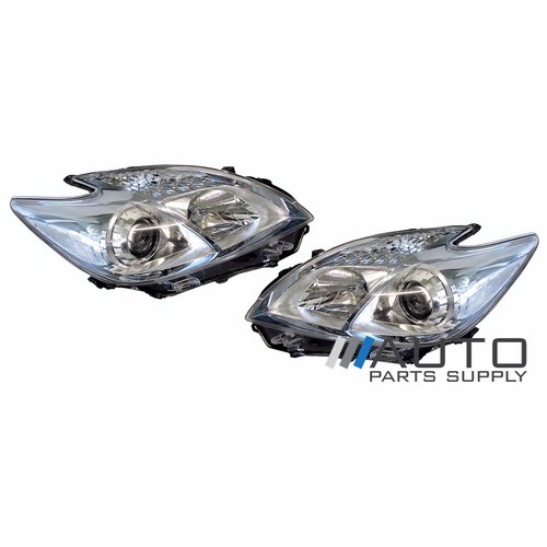 Pair of Headlights For Toyota ZVW30 Prius 2009-2011 Models