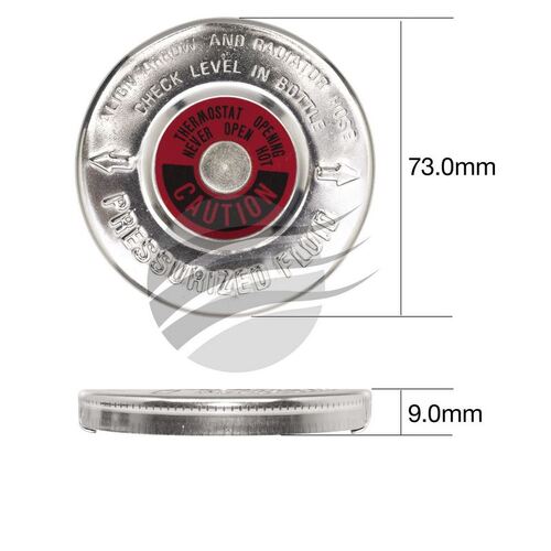 RADIATOR CAP BLANKING METAL LARGE BAYONET - Part# TRC32