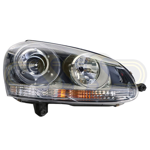 RH Drivers Side Headlight (Xenon Type) suit VW Golf Mk6 2006-2009