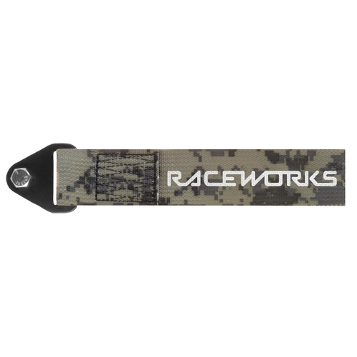 Raceworks Brand Flexible Tow Strap (Digital) - VPR-021DCF