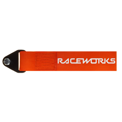 Raceworks Brand Flexible Tow Strap (Orange) - VPR-021OR