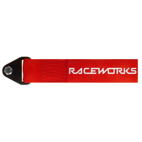 Raceworks Brand Flexible Tow Strap (Red) - VPR-021RD