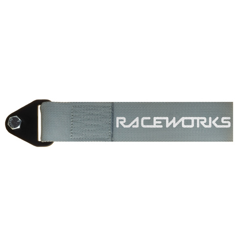 Raceworks Brand Flexible Tow Strap (Silver) - VPR-021SR