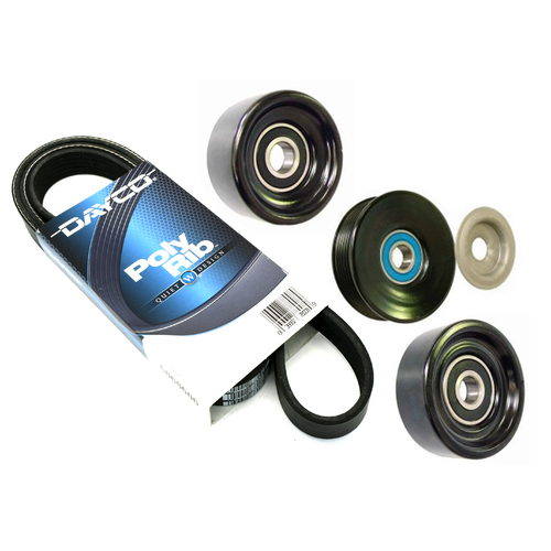 Holden VS Commodore 3.8ltr V6 Drive Belt & Pulley Kit W/ Air Con 1995-1997