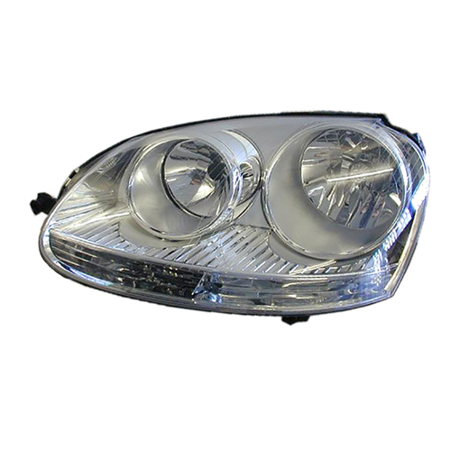 LH Passenger Side Headlight (Chrome) suit VW Volkswagen Golf Mk5 2004-2008