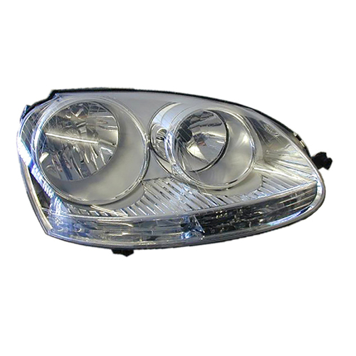RH Drivers Side Headlight (Chrome) suit VW Volkswagen Golf Mk5 2004-2008