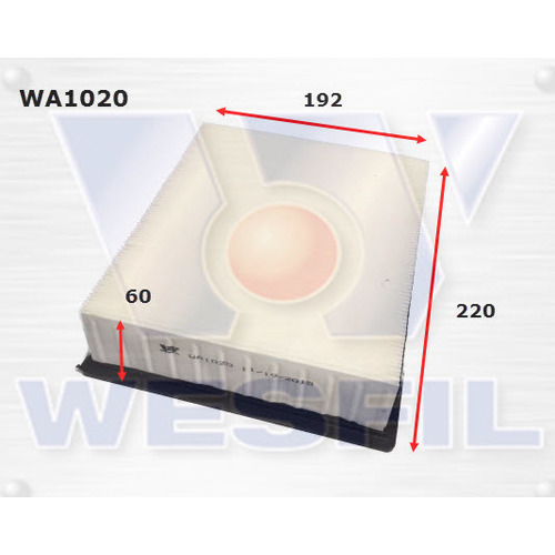 Air Filter to suit Mazda B4000, Bravo 4.0L V6 11/05-11/06 