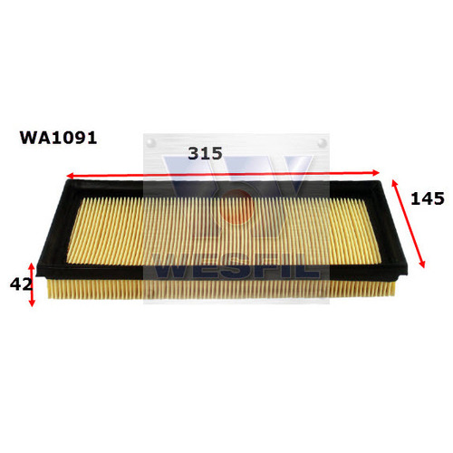 Air Filter to suit Ford Cougar 2.5L V6 09/99-03/04 
