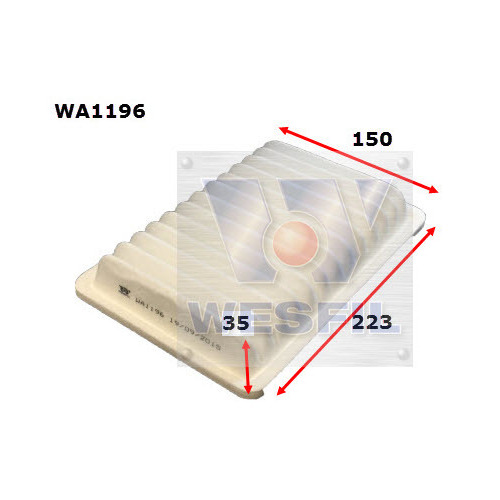 Air Filter to suit Honda Civic 1.3L 03/04-2006 