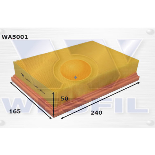 Air Filter to suit Peugeot 307 1.6L 11/01-2005 