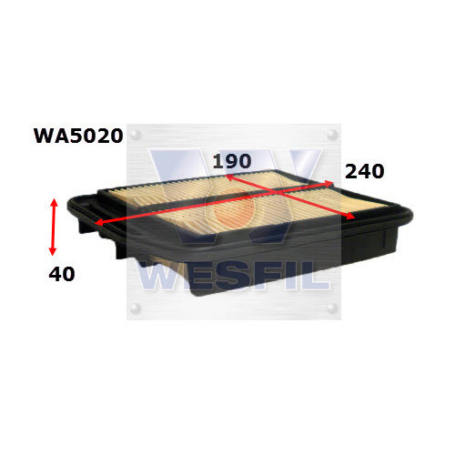 Air Filter to suit Honda Odyssey 2.4L 06/04-02/09 