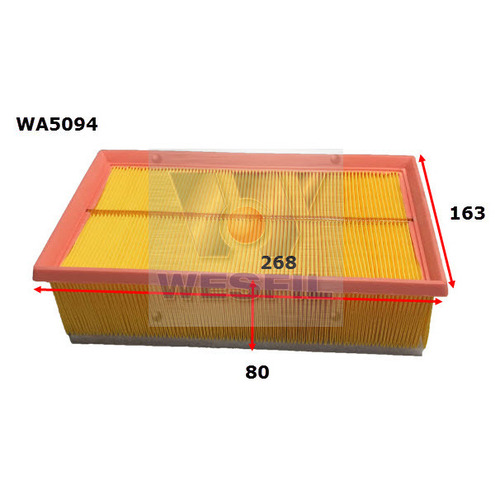 Air Filter to suit Peugeot RCZ 2.0L Hdi 10/10-on 