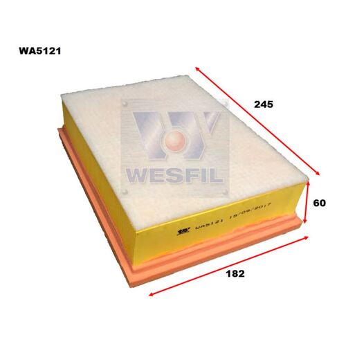 Air Filter to suit Peugeot 307 2.0L 10/05-06/09 
