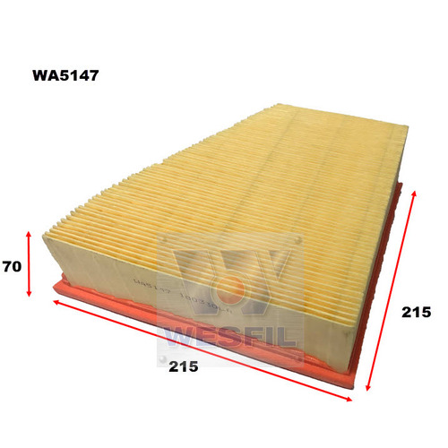 Air Filter to suit Skoda Roomster 1.9L Tdi 10/07-10/10 