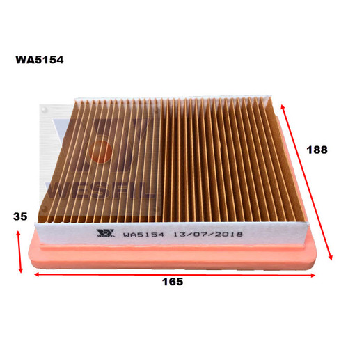 Air Filter to suit Ford Fiesta 2.0L 06/07-12/08 