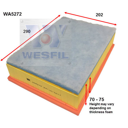 Air Filter to suit Renault Master 2.3L dCi 09/13-on 