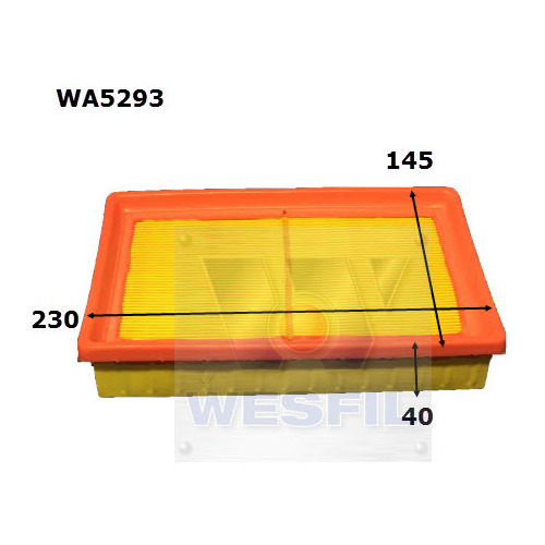 Air Filter suit Suzuki Swift 1.6L 01/12-on 
