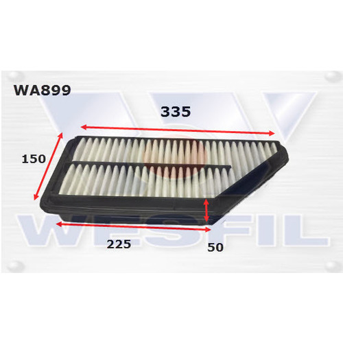 Air Filter to suit Honda Prelude 2.2L 12/91-1996 