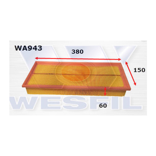 Air Filter to suit BMW 735i 3.4L 03/87-11/92 