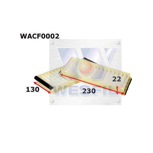 Cabin Filter to suit Mazda RX8 1.3L 07/03-07/12 