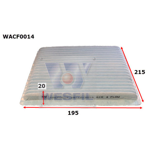 Cabin Filter to suit Toyota Rav4 2.4L 10/03-2006 