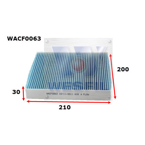 Cabin Filter to suit Alfa Romeo Brera 3.2L V6 JTS 06/06-02/12 