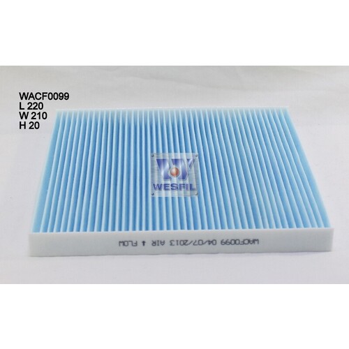 Cabin Filter to suit Holden Colorado 3.0L TD 07/08-05/12 