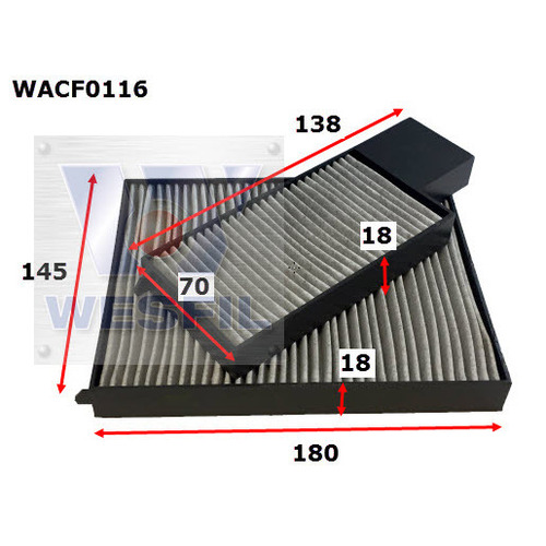 Cabin Filter to suit Hundai i30 1.6L CRDi 03/08-04/12 